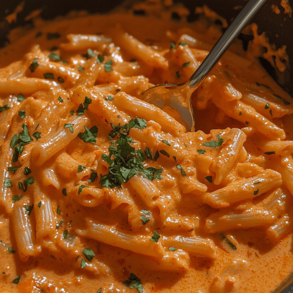 10-Minute Creamy Red Pepper Pasta Sauce