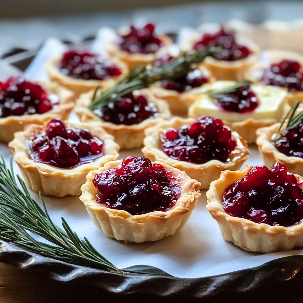 Cranberry Brie Mini Tarts