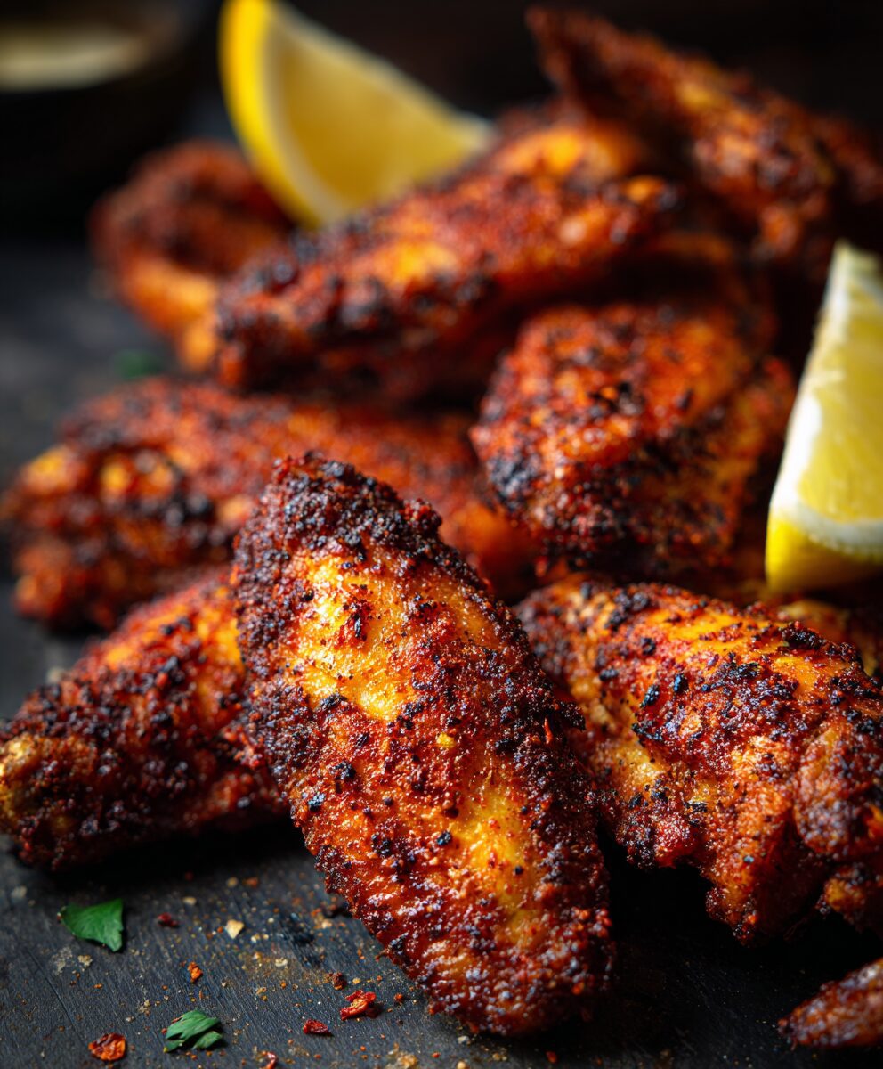 Crispy Dry Rub Chicken Wings