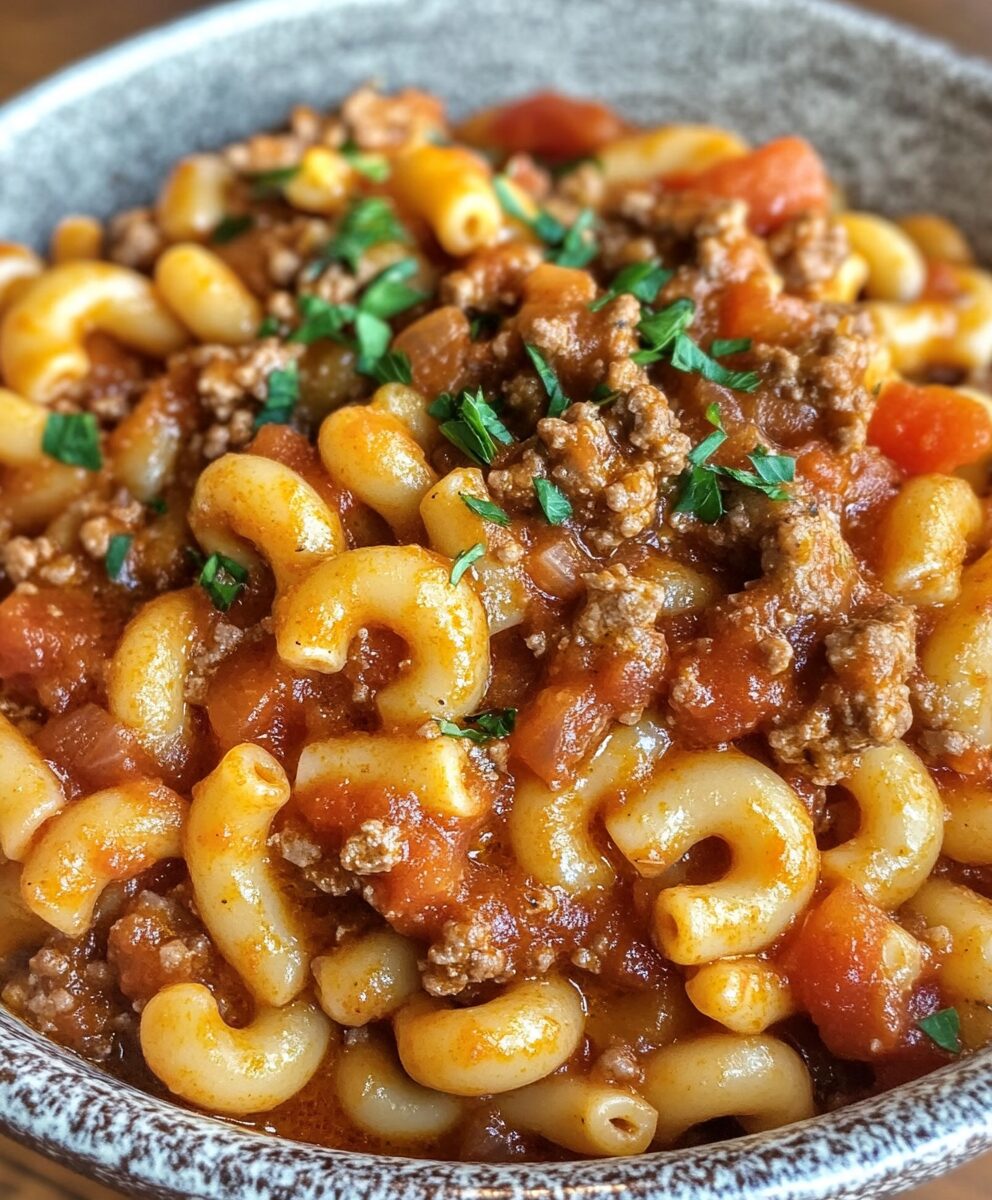 Homemade Slow Cooker Goulash