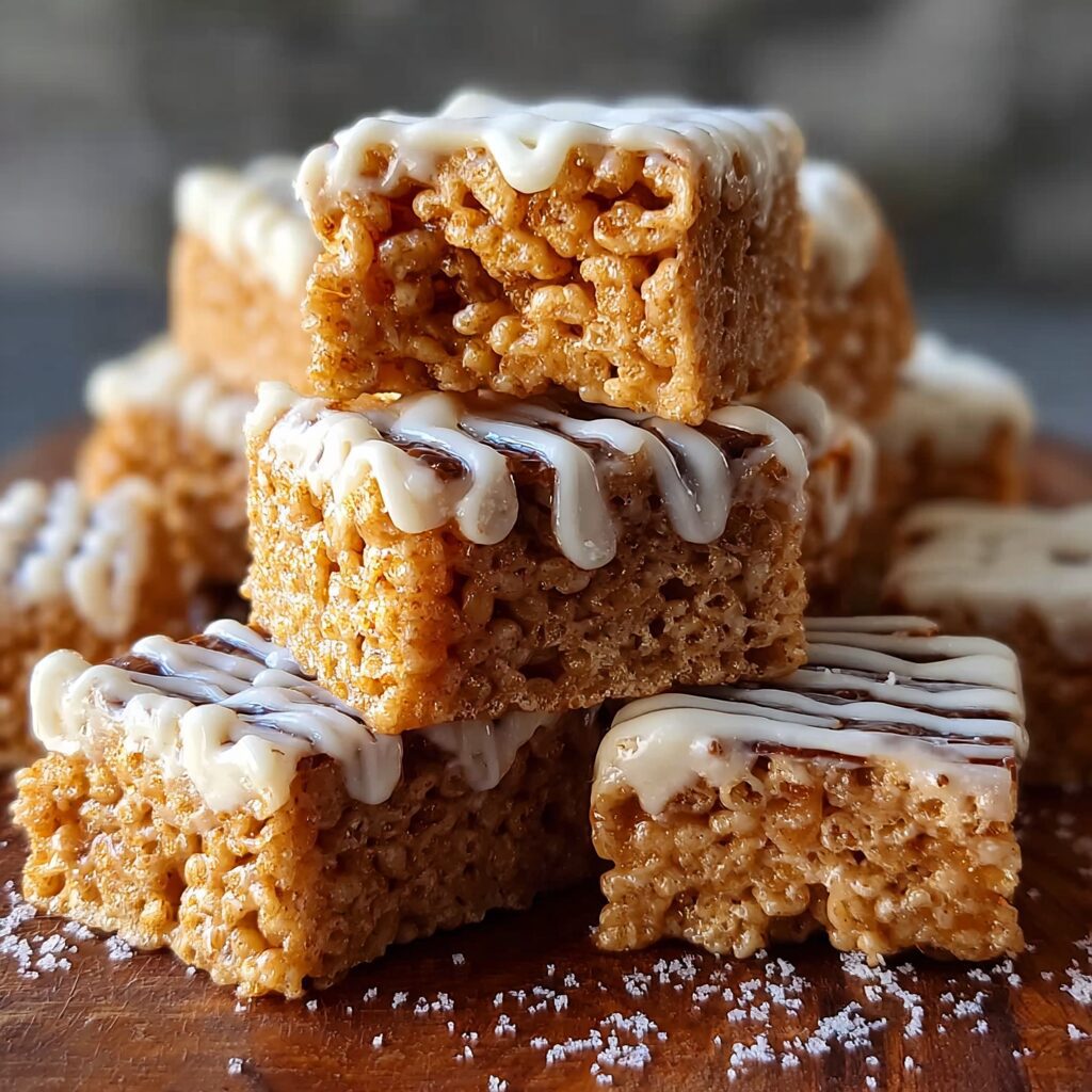 Gingerbread Rice Krispie Treats (Festive, Chewy & Spiced)